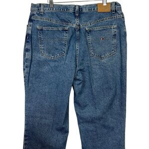 Tommy Hilfiger Womens 16/R31 Relaxed Straight Leg High Waist Denim Jeans